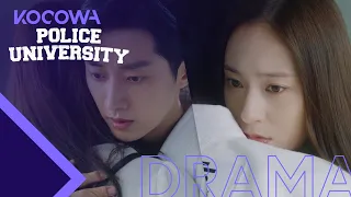 jin young hugs krystal tightly and confesses police university ep 9