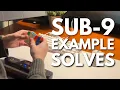 3x3 Sub-9 Example Solves 8 68 ao12 Analysis