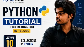 Python Tutorial for Beginners in Telugu Lecture 10 Collections in Python KHN Coding