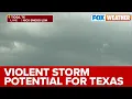 NWS Fort Worth on Violent Storm Potential All Types of Severe Weather Threats
