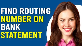 How To Find Routing Number On Bank Statement How To Locate Routing Number On Bank Statement