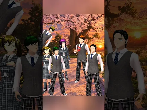 orange berniat melamar pink, tapi..! # #sakuraschoolsimulator #shorts