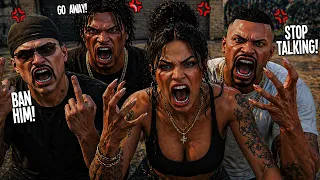 Trolling The ANGRIEST Group of Friends in GTA RP (GTA RP TROLLING)