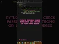 Python Program to Check the Validity of Passwords