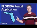 The Florida Rental Application Process Free Template