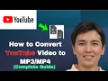 COMPLETE GUIDE How to Convert Youtube to 2025 - Best Method