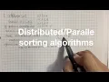 sorting algorithms sort Shear sort Sorting networks