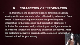 CHAPTER 6 INTELLIGENCE CYCLE AND PROCESS