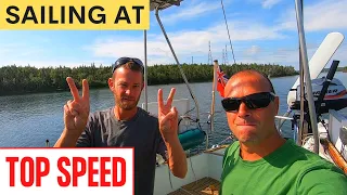 Sailing Canada’s Salt Water Lakes &  Pushing Atlas To Top Speed  Ep 88