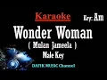 Wonder Woman (Karaoke) Mulan Jameela Nada Pria /Cowok/ Male key Am