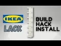 DIY IKEA Lack Shelving Making It Work with Office Obstacles