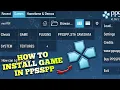 BEGINNERS TUTORIAL How To Install Game In PPSSPP Emulator In Hindi Badshah Gamer