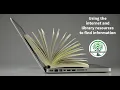 Shelby Township Library - Using the internet and library resources to find information