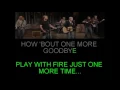 "ONE MORE GOODBYE" IN THE STYLE OF RANDY ROGERS BAND