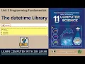 datetime library in Python how to import and use datetime library