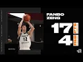 Fanbo Zeng Scores Career-High 17 Points vs. Warriors