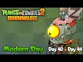 Plants Vs Zombies 2 Gardendless - Modern Day Day 40 to Day 44