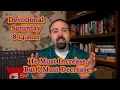 He Must Increase But I Must Decrease - Devotional Saturday
