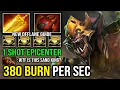 WTF 380 Burn Per Sec Radiance Epicenter Burst Damage - NEW Offlane Sand King Guide Dota 2