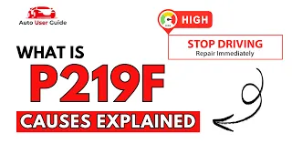 What is P219F Engine Error Code Causes Explained