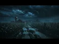 Summer Storm Over an Endless Field | Calm Down & Fall Asleep Immediately with Heavy Rain & Thunder