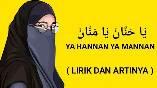 sholawat terbaru ya hannan ya mannan lirik dan artinya cover risa sholihah