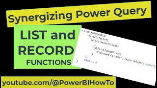Synergizing List and Record Power Query Functions for Effortless Data Transformation PeryTUS