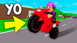 HICE UN CABALLITO CON MI MOTO en BROOKHAVEN RP