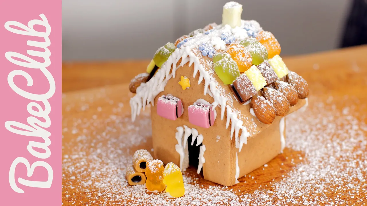 5 Minuten Lebkuchen Haus - Last Minute Keks Häuser machen - einfaches Lebkuchenhaus - Kuchenfee. 