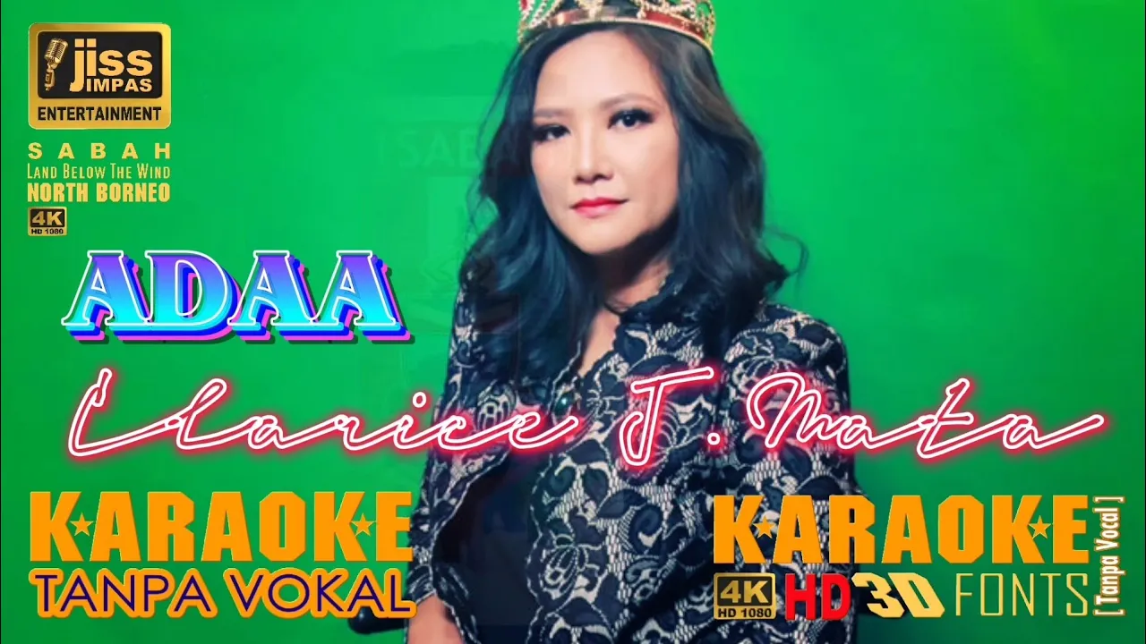 ADAA - CLARICE JOHN MATA - KARAOKE HD [4K] Tanpa Vocal
