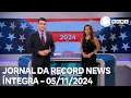 Download Lagu Jornal da Record News - 05/11/2024