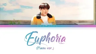 Download BTS Jungkook - Euphoria (Piano Ver.) (방탄소년단 정국 - 유포리아) [Color Coded Lyrics/Han/Rom/Eng/가사] MP3