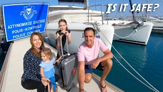 Crossing the Turkish Border on Cyprus | Best Beach on Cyprus – Ep. 8 Sailing the World