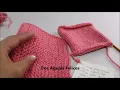 KNIT STITCH AND PURL STITCH 👌 In detail, you'll finally understand.