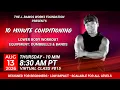Virtual 10 Minute Conditioning - Lower body workout 2026
