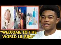 Nelly s son Cornell Haynes III visits stepmom Ashanti and his lil brother KK Haynes with gifts