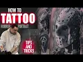 HOW TO TATTOO JASON VOORHEES REAL-TIME TIMELAPSE Chris sinclair tattoos
