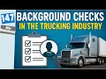 Amazon Relay Newest Requirement Background Checks Trucking Vlog