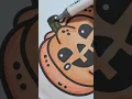 1st Satisfying Halloween Coloring page of the spooky season