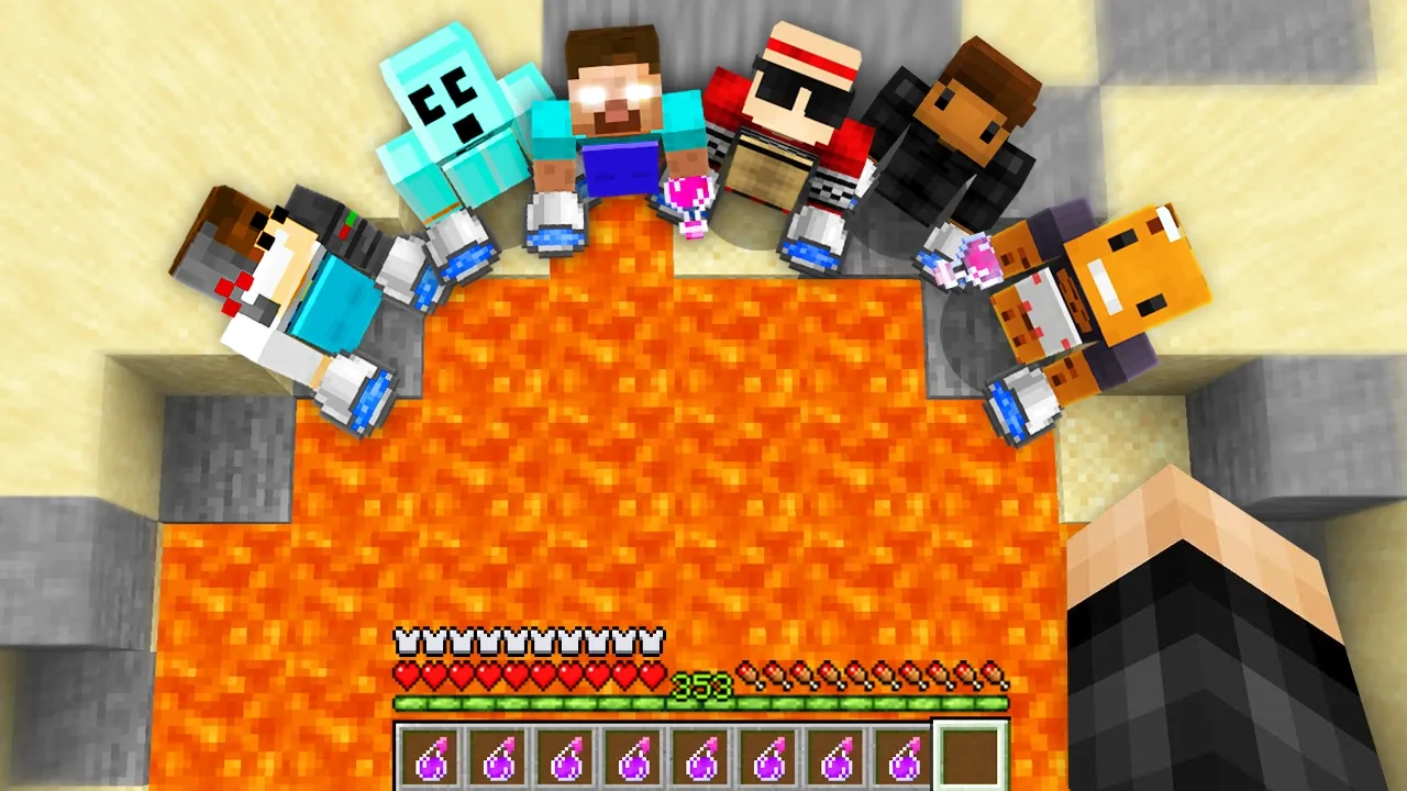 Minecraft, But if I DIE my Friends Lose...