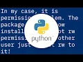 Unable to import a module that is definitely installed