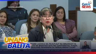 Col. Raymund Lachica na paulit-ulit na binanggit ni Gina Acosta na binigyan niya... | Unang Hirit