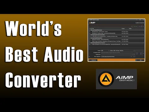 Download MP3 Best Audio Converter for Windows | AIMP Audio Player \u0026 Converter (Not Sponsored)