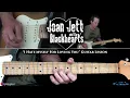 Download Lagu Joan Jett \u0026 the Blackhearts - I Hate Myself For Loving You Guitar Lesson