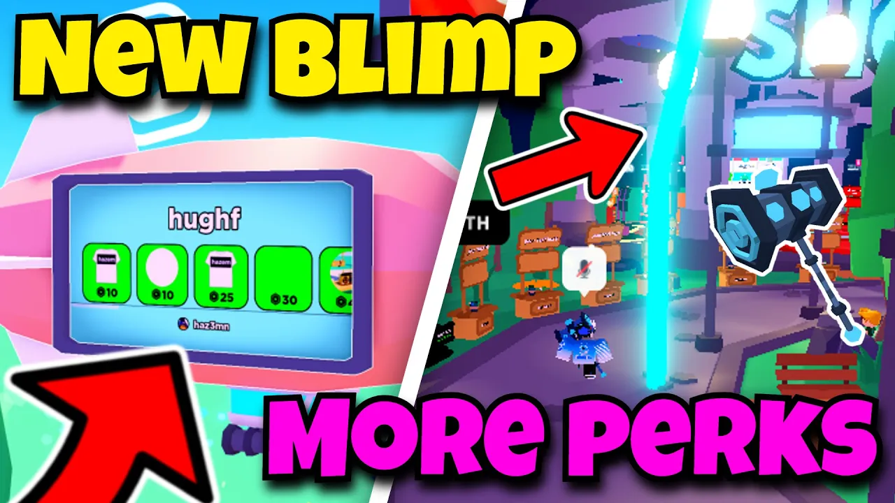 Smite Hammer PERKS & New PROMOTION BLIMP Update! (Roblox Pls Donate)