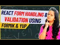 React Form Handling Validation Using Formik Yup React Formik Tutorial with Yup