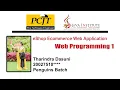 Web Programming 1 Task 01 eShop 1st year Java Institute