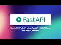 Create REST API using FastAPI and SQLalchemy with async requests FastAPI Python