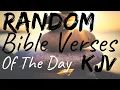 Random Bible Verse Of The Day KJV