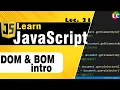 Javascript DOM BOM Window Object Lecture 21 Learn Coding